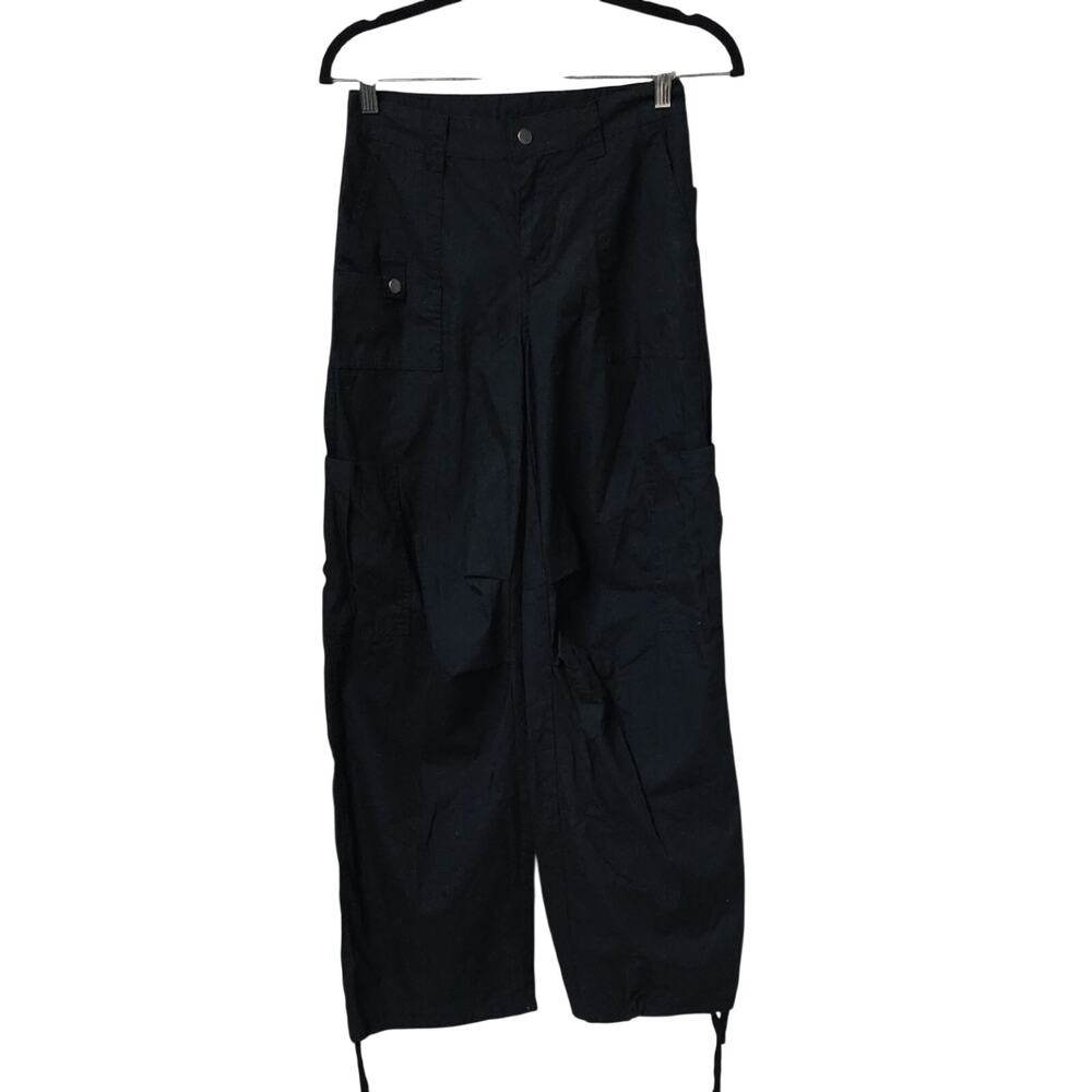 Wild Fable Black Y2K Cargo Pants Womens Size XXS NWT